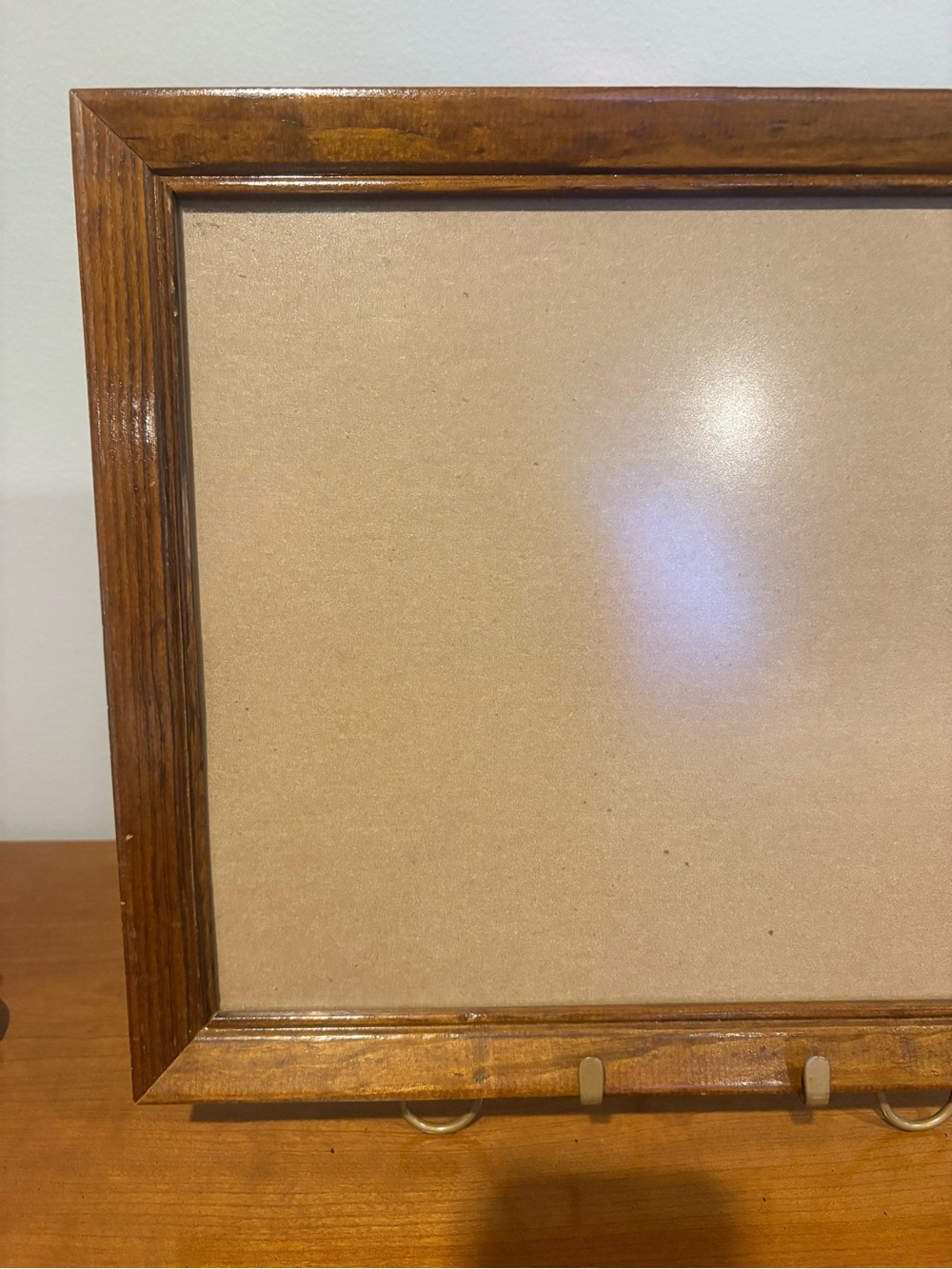 Vintage Large Wooden Mid Century Modern Wall Hanging Picture Frame - Picture 2 of 12
